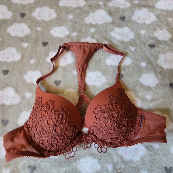 Aerie Brooke burnt sienna push up racer back bra size 34A - Picture 1 of 2